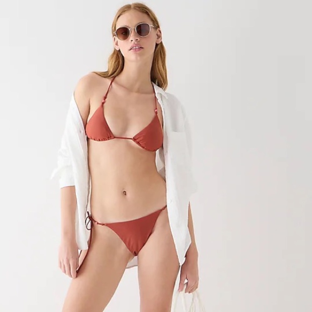 J. Crew beaded string bikini set